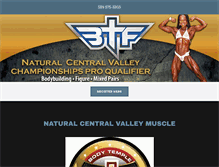 Tablet Screenshot of naturalcentralvalleymuscle.org